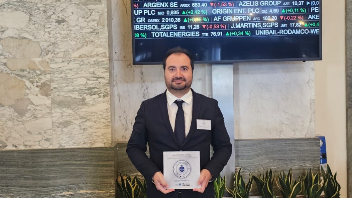 La gelese Sun Eco Power  insignita dell’NSA Integrity Award a Palazzo della Borsa di Milano - 