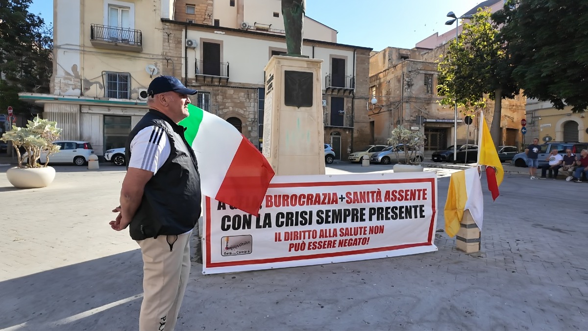 Sanità, Biundo torna a protestare: “Per curarmi devo andare fuori città, Gela è stata dimenticata” - 