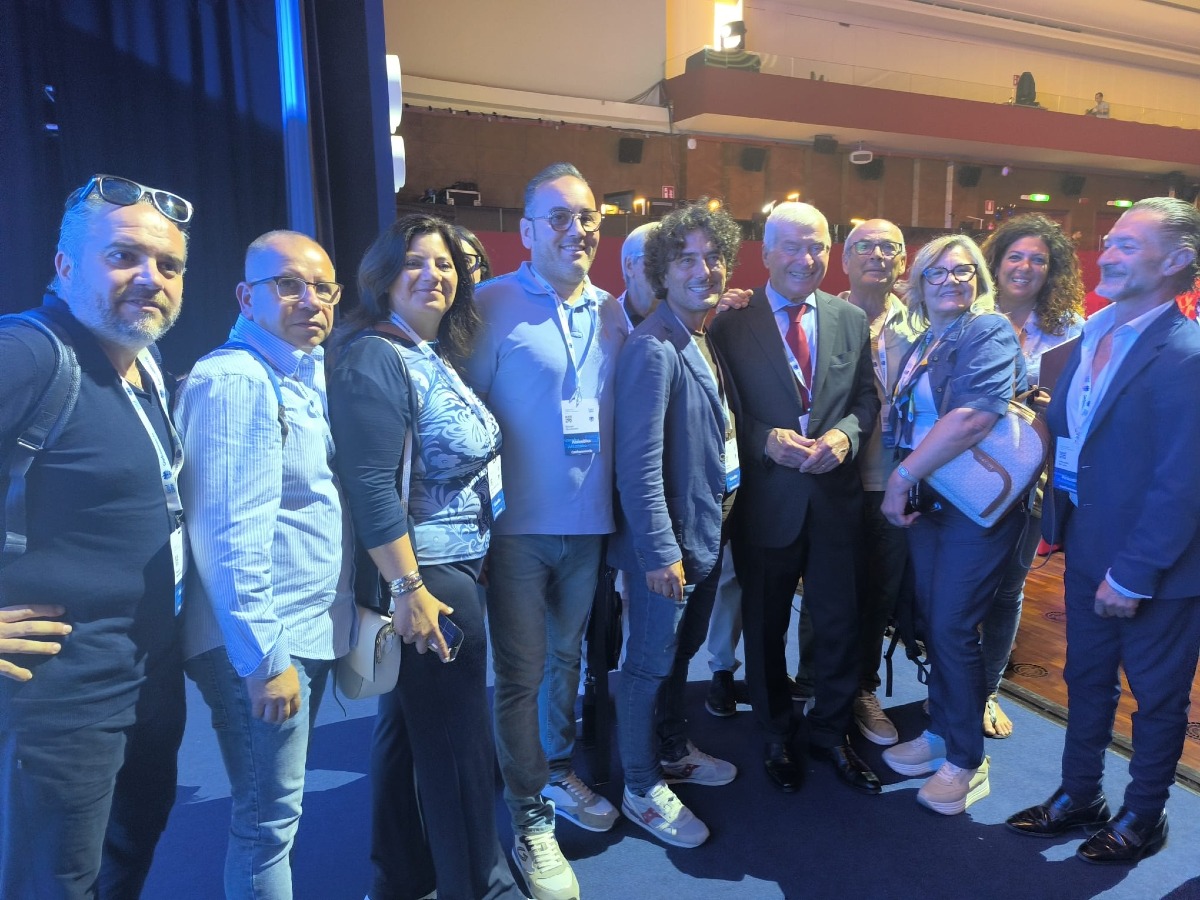 Assemblea nazionale Confcommercio, delegazione locale a Roma per gli ottant'anni - La delegazione locale insieme a Sangalli