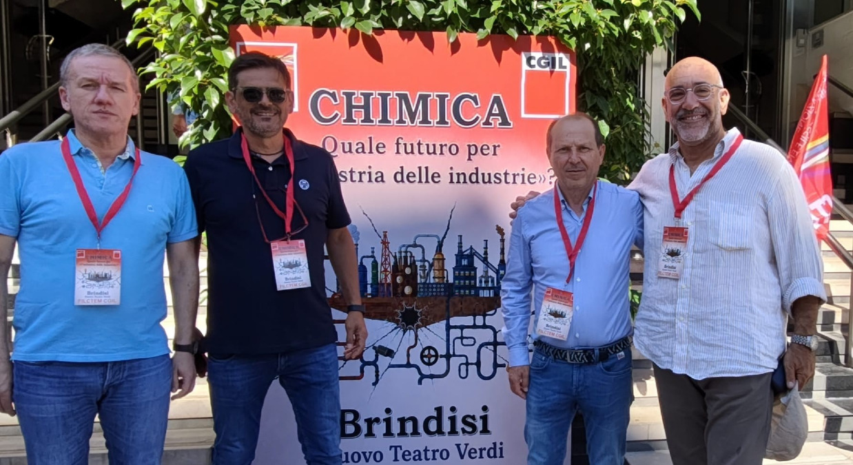 Chimica e tagli, Filctem: "Tendenza nazionale uguale a quella che ha portato la chiusura a Gela" - La delegazione locale della Filctem Cgil