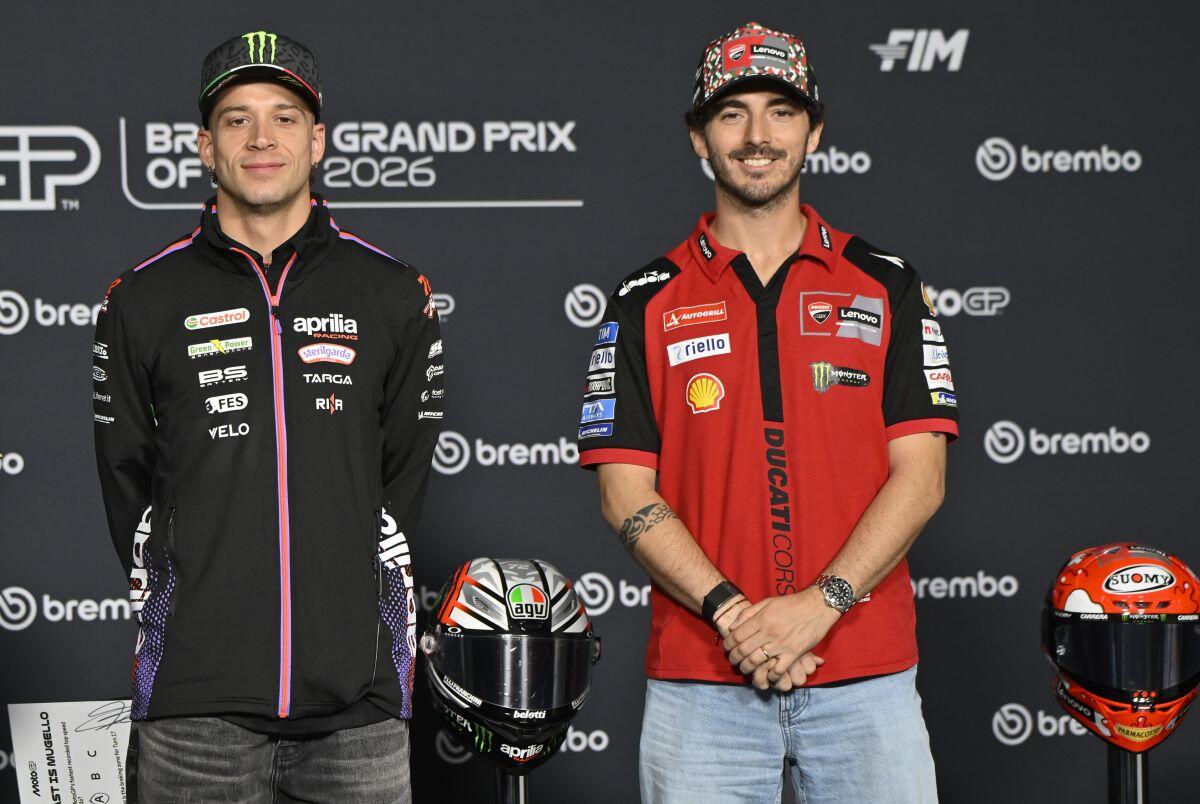 Bagnaia in Aprilia dal 2027 con Bezzecchi - 