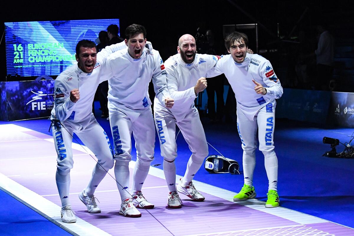 Italia campione d’Europa nella spada maschile, bronzo per le sciabolatrici - 