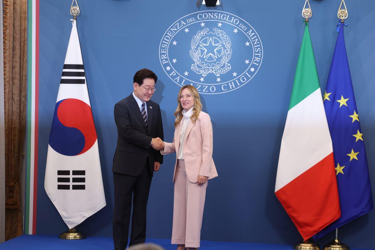 Italia-Corea del Sud, Meloni e Lee Jae Myung “Impegno per Indopacifico e Hormuz” - 