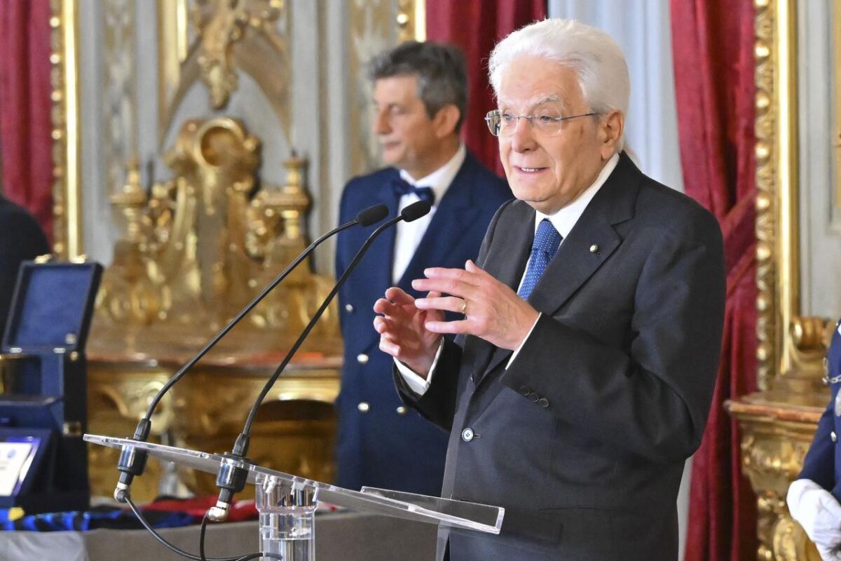Mattarella “Contro le droghe serve uno sforzo corale del Paese” - 