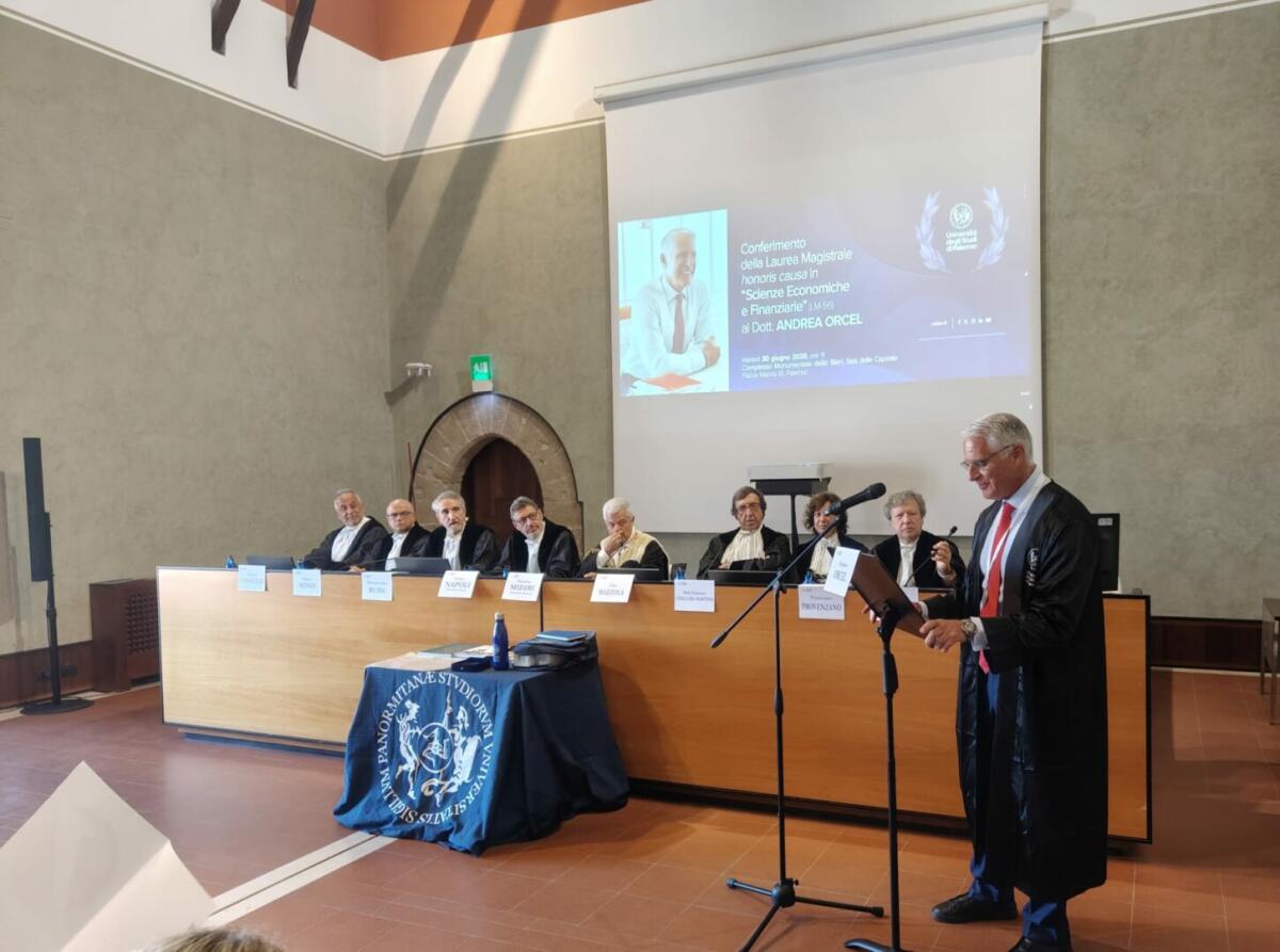 Università Palermo conferisce laurea honoris causa all’ad di Unicredit Orcel - 