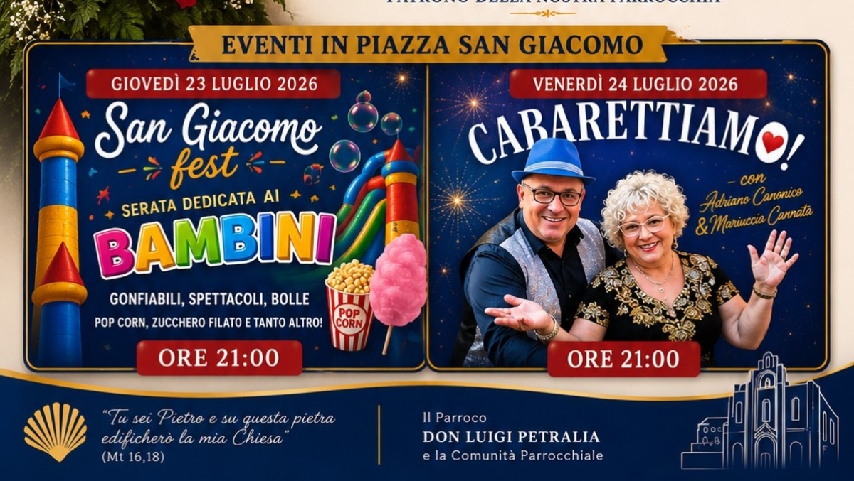 Gela celebra San Giacomo: tre giorni di fede, spettacoli e divertimento - 