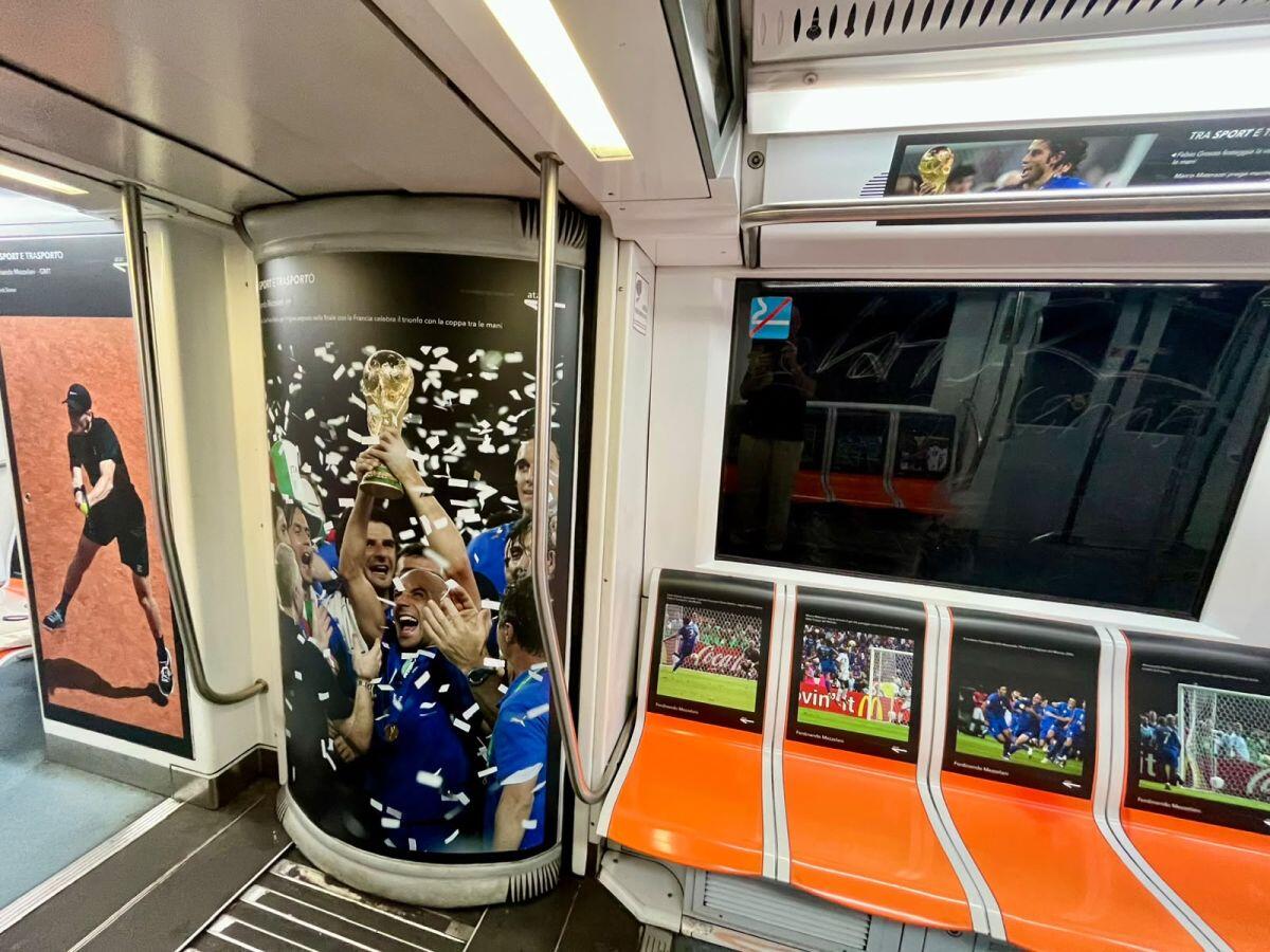 Atac, “Tra sport e trasporto” la mostra di foto nei vagoni della metro A - 
