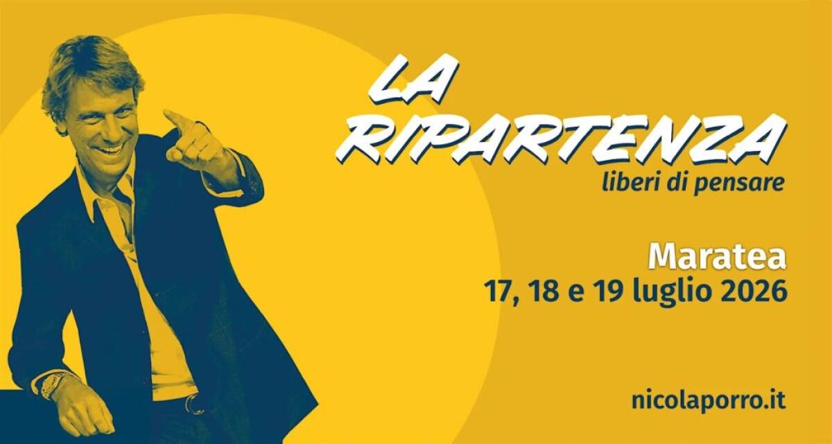 “LaRipartenza, liberi di pensare”, dal 17 al 19 luglio a Maratea l’11^ edizione - 