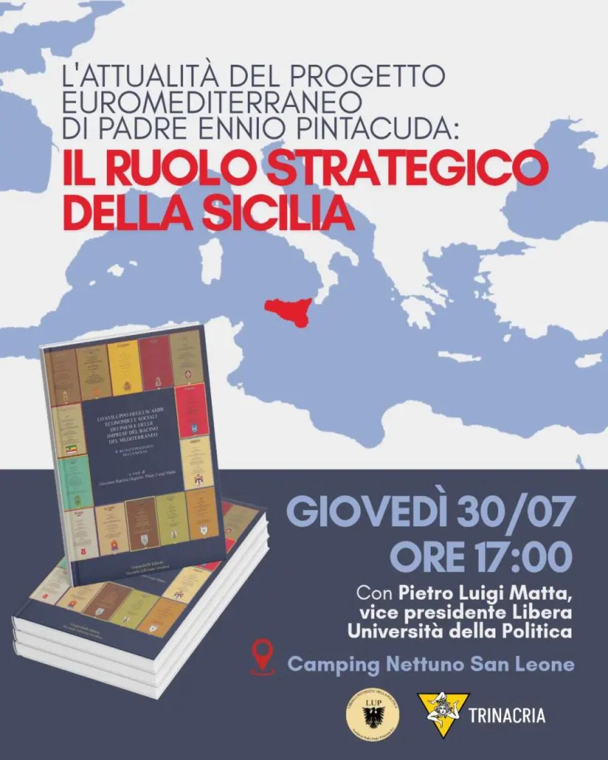 Stage Associazione Trinacria, a San Leone l’eredità euromediterranea di Padre Pintacuda - 