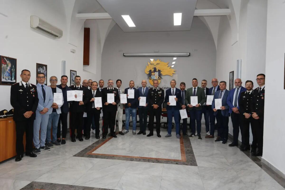 Comando Provinciale dei Carabinieri di Palermo, consegna degli encomi per le operazioni antimafia e saluto all’ANC - 