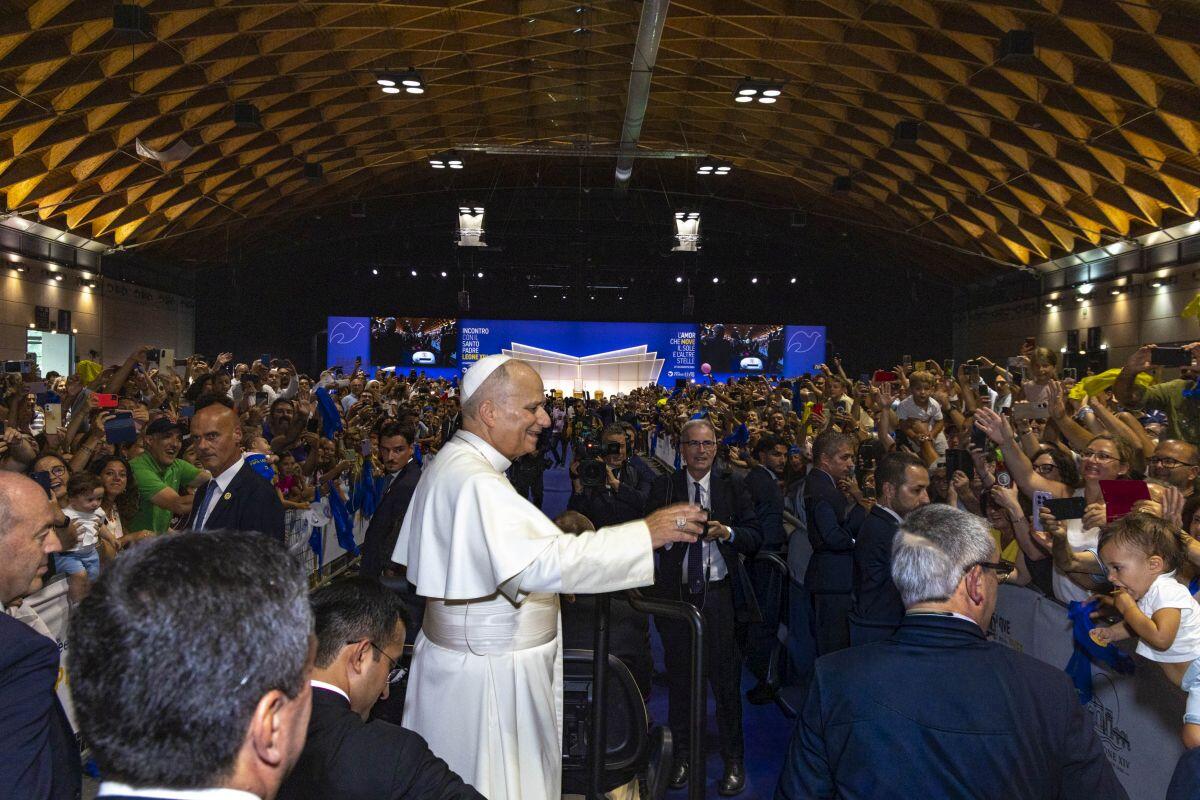 Papa Leone al Meeting “E’ l’ora della responsabilità, servono pionieri coraggiosi” - 