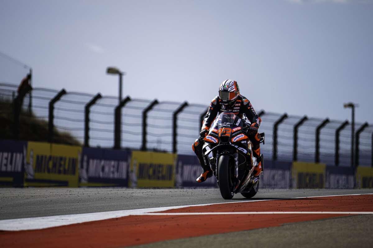 Bezzecchi leader delle Practice del Gp di Aragon, Martin settimo - 