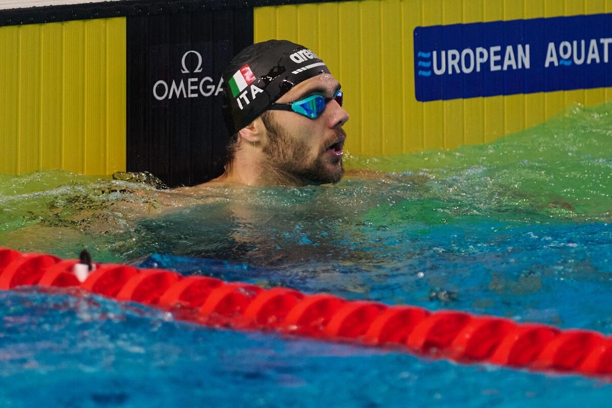 Ceccon bronzo nei 200 dorso agli Europei di Parigi - 