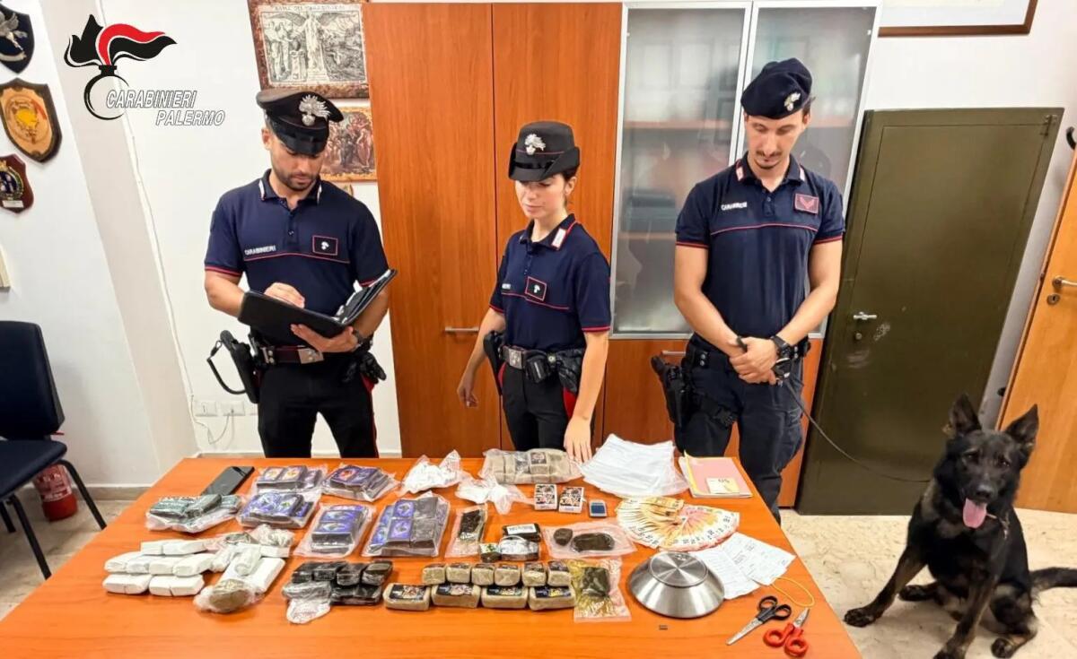 Nove chili di droga nascosta nel freezer, 35enne arrestato a Palermo - 