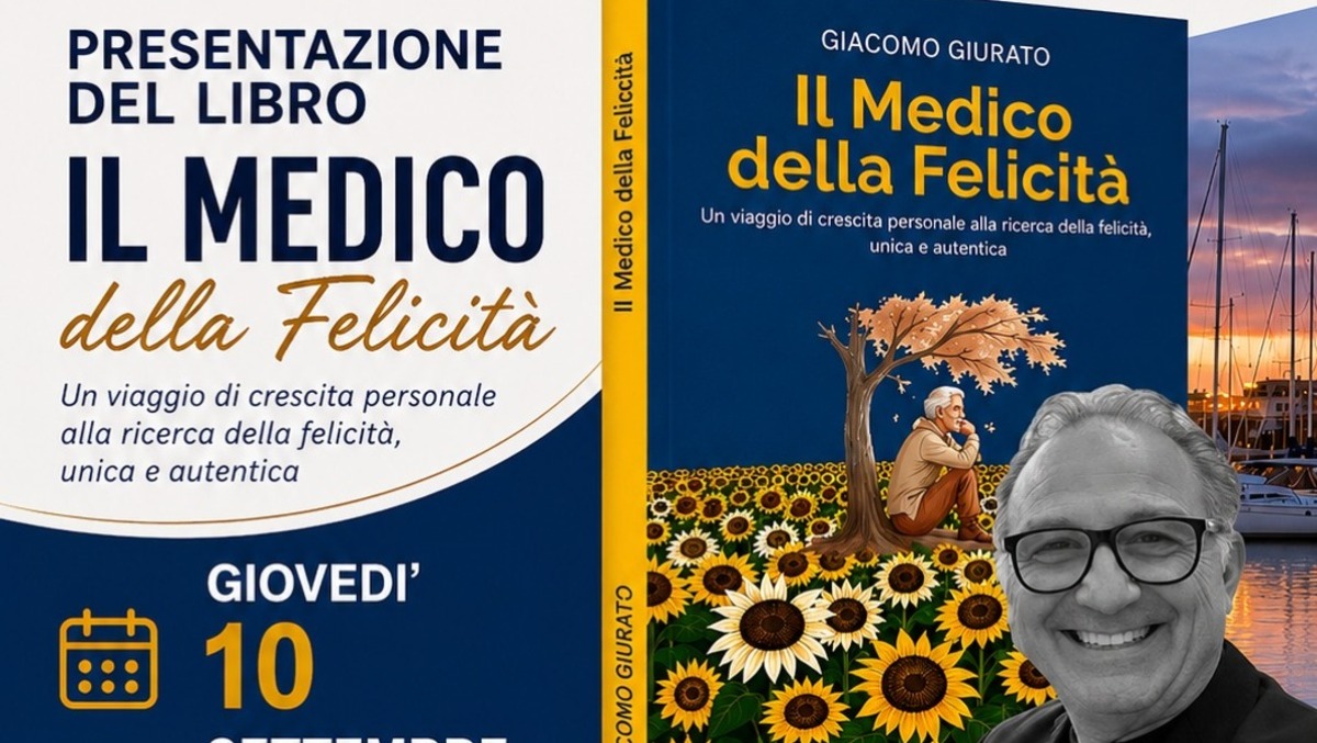Al Club Nautico Gela la presentazione de “Il Medico della Felicità” di Giacomo Giurato - 