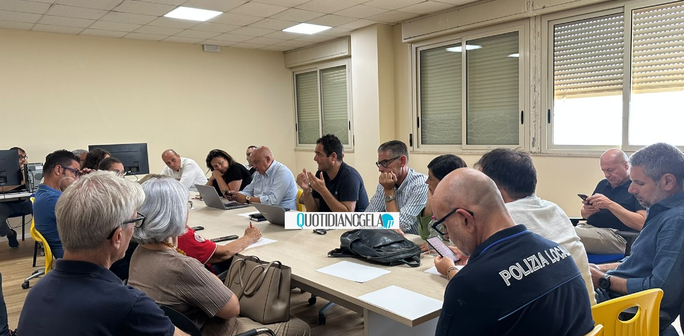 Precipitazioni e danni, vertice tecnico: analizzate le aree più a rischio per prevenire  - Il vertice coordinato dal sindaco Terenziano Di Stefano 