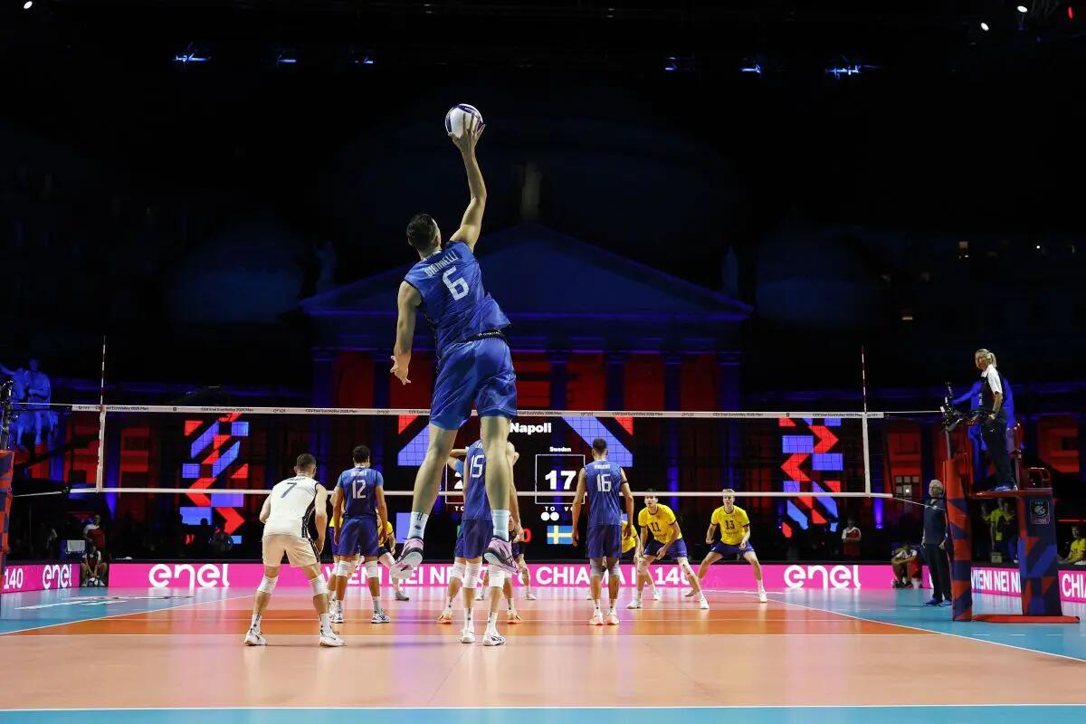 L’Italvolley parte bene agli Europei, 3-0 alla Svezia davanti a Mattarella - 