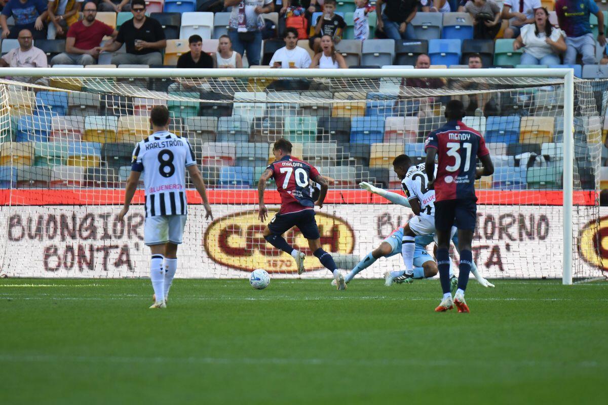 Maldini ancora a segno, il Cagliari vince a Udine e vola alto - 