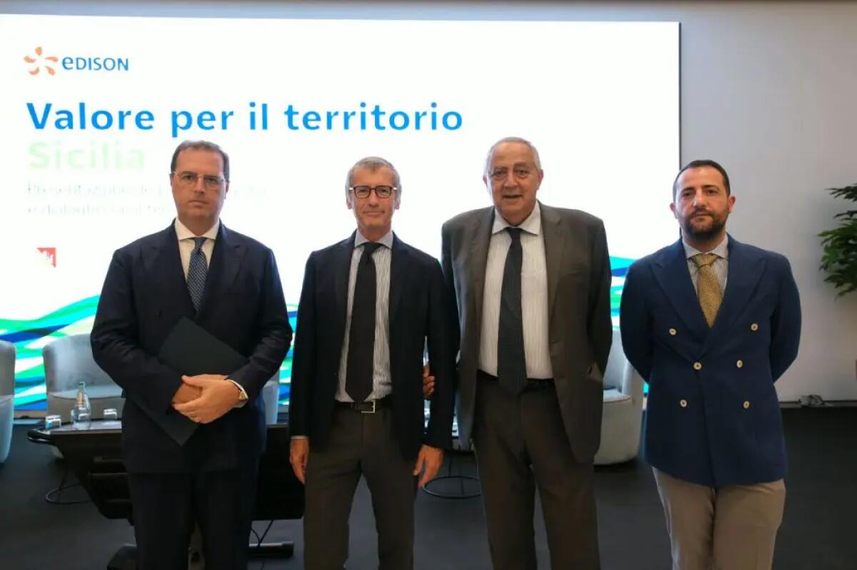 Edison, in Sicilia oltre 41 mln di euro di valore generato sul territorio nel 2025 - 