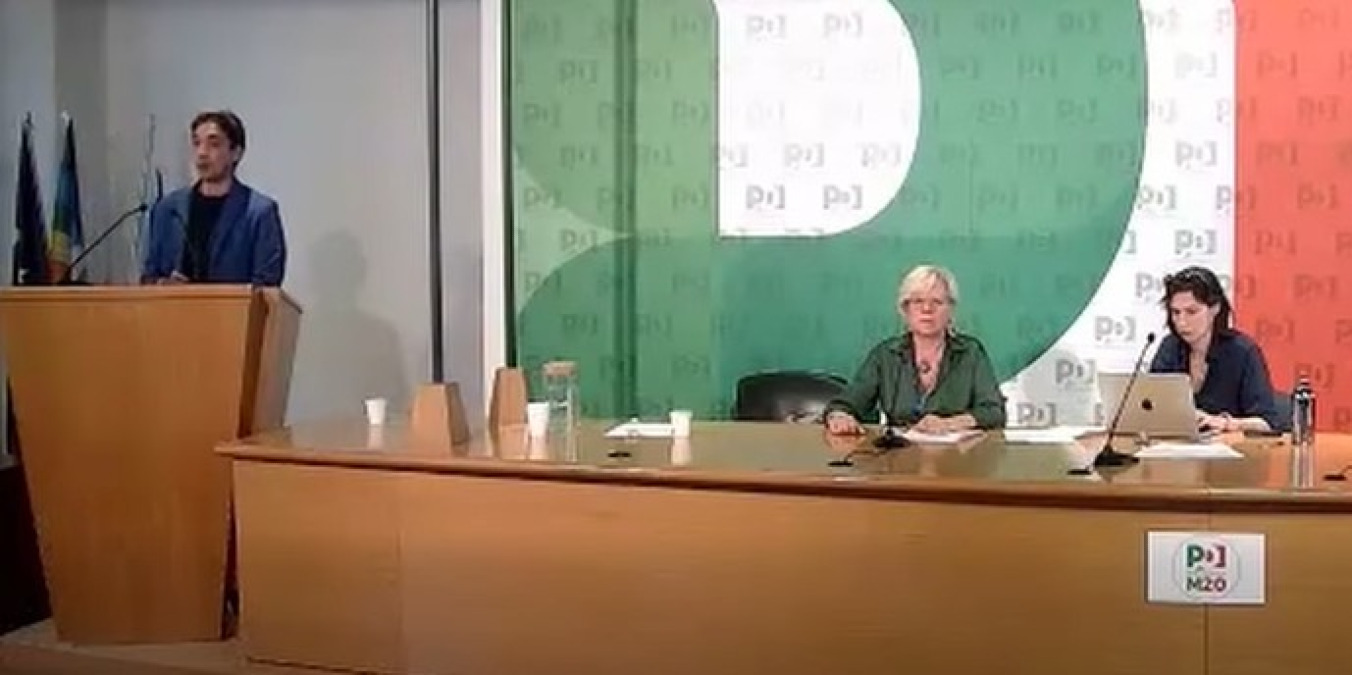 Schlein richiama vertenza sanità gelese, Di Cristina in direzione: "Questione morale e pieno sostegno alla città"  - Di Cristina durante il suo intervento in direzione nazionale