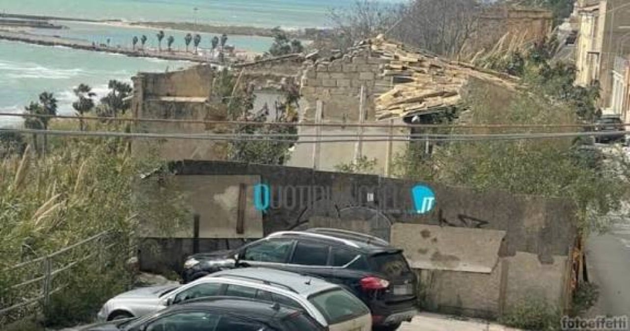 Costone Borsellino, siglato il contratto per i lavori di consolidamento dell'area a monte - L'area a monte che sarà interessata dai lavori di consolidamento 
