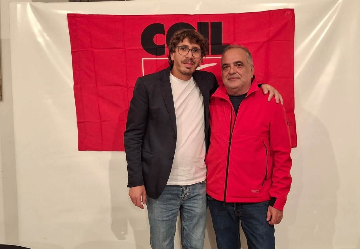 Flai: "Governo regionale punta a superare precariato ma dimentica Consorzi bonifica di Gela e Caltanissetta" - Il nuovo segretario Flai Pino Pardo insieme all'uscente Peppe Randazzo 