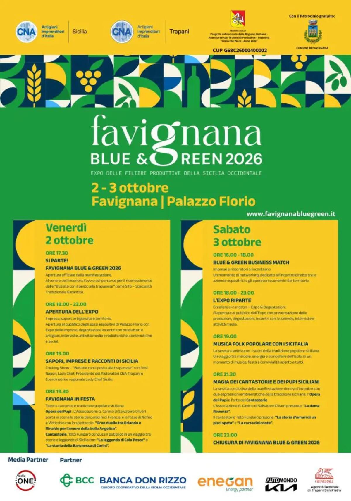 Favignana Blue & Green 2026, al via l’Expo delle eccellenze della Sicilia Occidentale - 