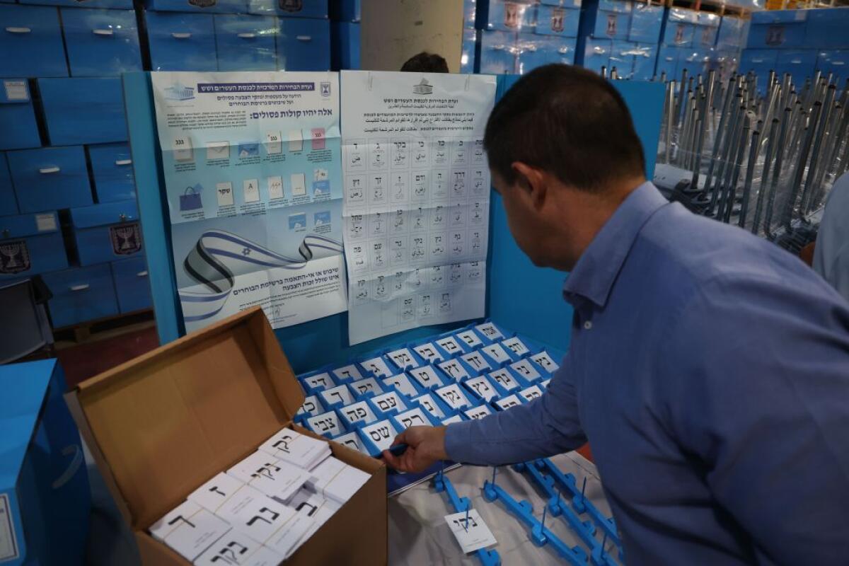 Aperti i seggi per le elezioni in Israele, oltre 7,3 milioni di persone al voto - 