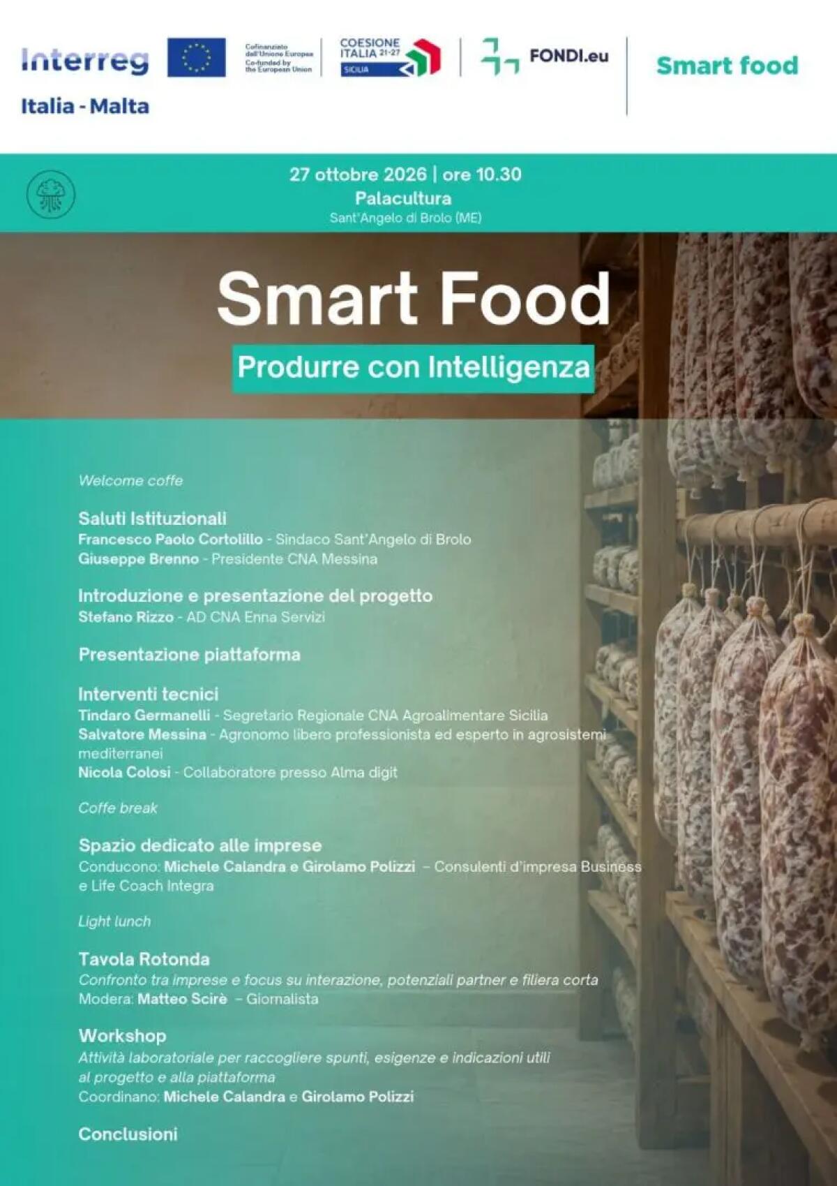 A Sant’Angelo di Brolo “Smart Food – Produrre con Intelligenza” - 