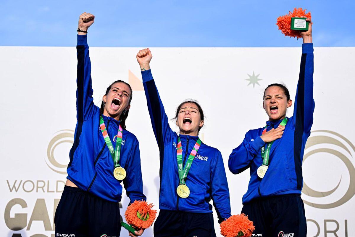 L’Italia trionfa ai World Skate Games con 24 ori e 76 podi - 