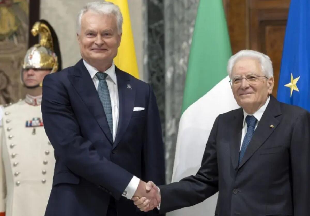 Mattarella “Da Italia e Lituania importante contributo per sicurezza e pace” - 