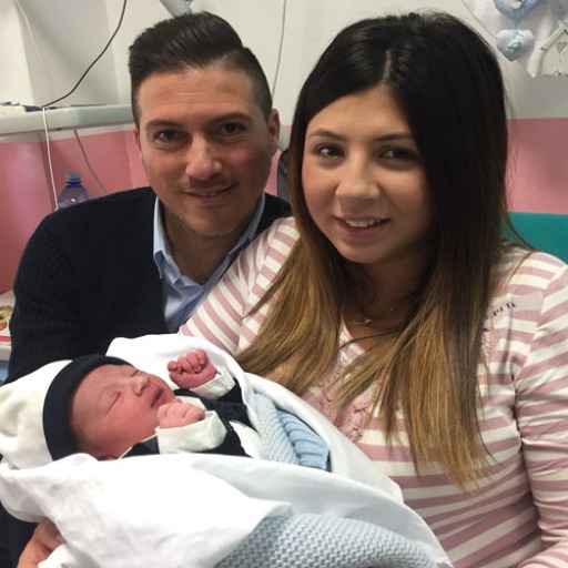 Lorenzo Ferrera il primo nato del 2018