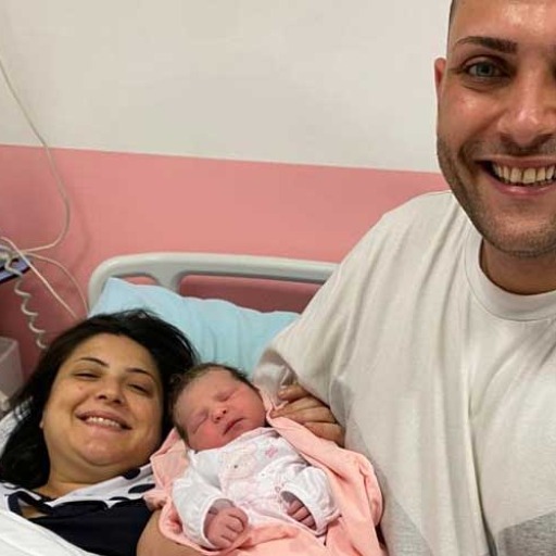 E’ nata Cecilia, i coniugi Cacciuolo festeggiano l’arrivo del secondo figlio
